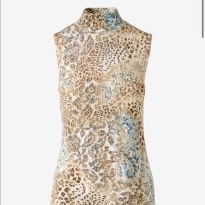 Chico’s Soft Animal Lace Mock Shell